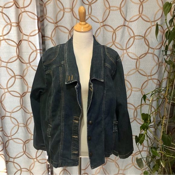 Motto Your Style Mantra Denim / Jean Jacket Size XL - Picture 2 of 7